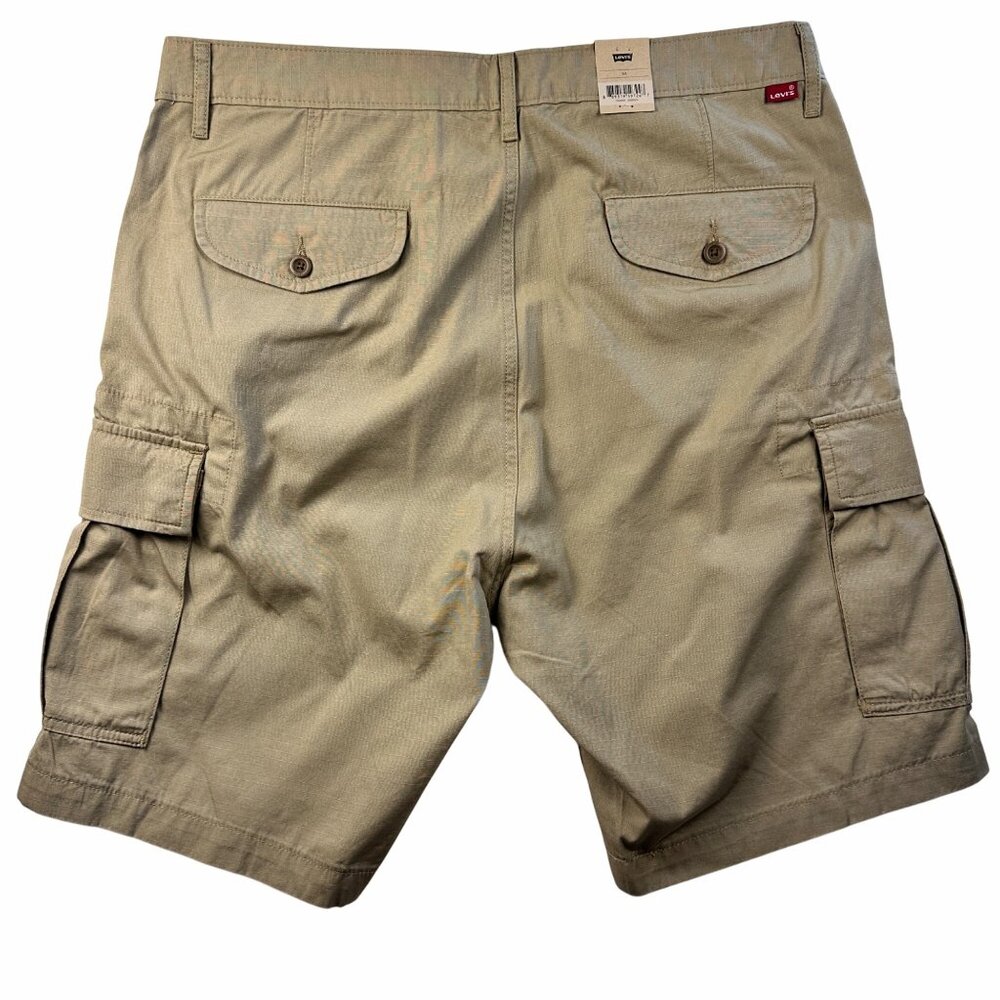 Levi's Carrier Mens Cargo Shorts Sz 34 Loose Fit Khaki NWT Outdoors casual - Picture 3 of 11